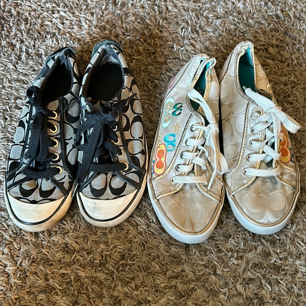 Two Pairs of Coach Shoes